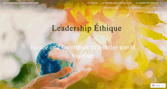 Desktop Screenshot of leadership-ethique.com